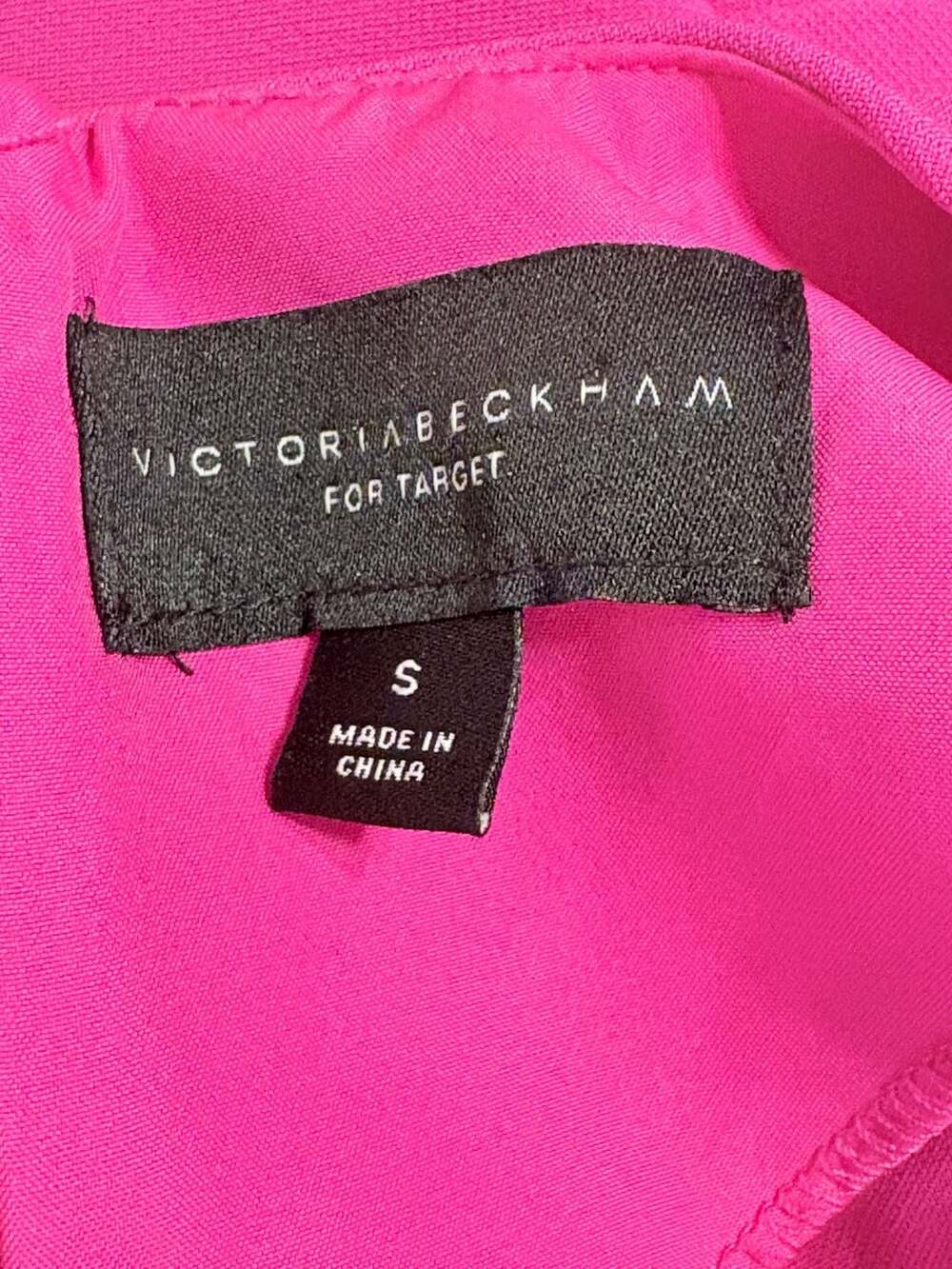 Victoria Beckham for Target Sleeveless Ruffle Hem Dress Size S #540 - Picture 3 of 5